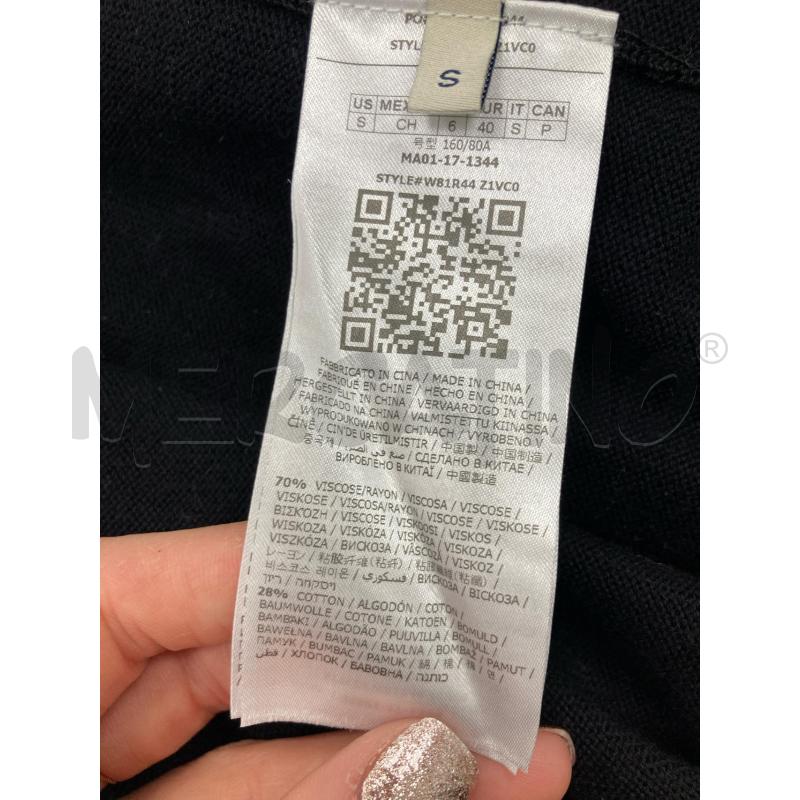 CARDIGAN DONNA GUESS NERO CHIUSURA GANCIO OVALE  | Mercatino dell'Usato Gazzada schianno 4