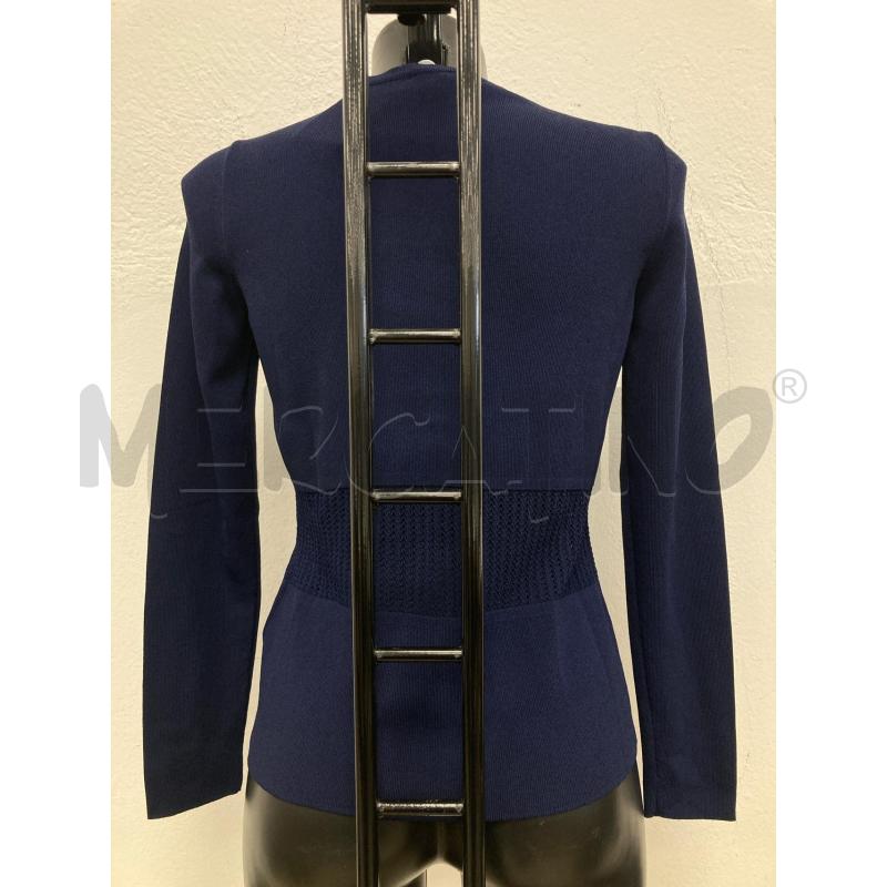 CARDIGAN DONNA LUISA SPAGNOLI BLU BOTTONI ORO | Mercatino dell'Usato Gazzada schianno 2
