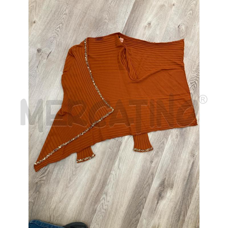 CARDIGAN DONNA MISSONI ARANCIONE BORDO PAIETTES DORATE | Mercatino dell'Usato Gazzada schianno 4