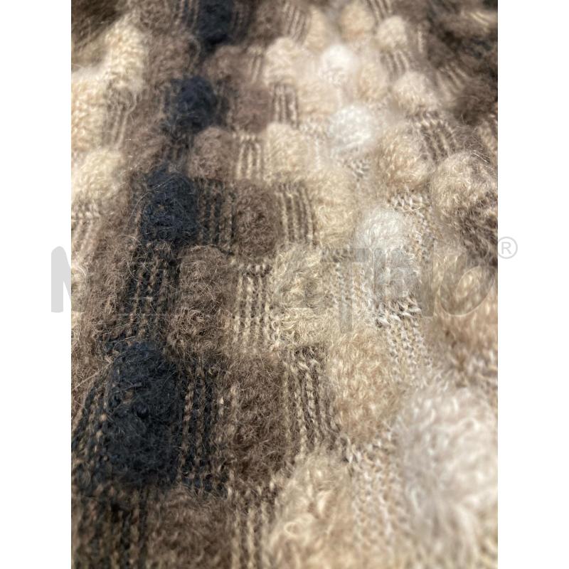CARDIGAN DONNA MISSONI QUADRI NERO BEIGE MARRONE | Mercatino dell'Usato Gazzada schianno 4