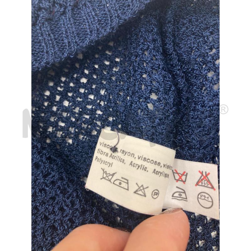 CARDIGAN DONNA MISSONI SPORT BLU | Mercatino dell'Usato Gazzada schianno 4