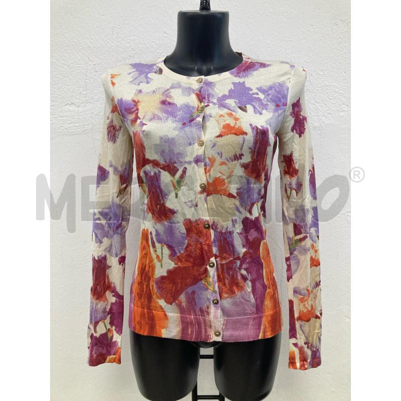 CARDIGAN DONNA VERSACE PANNA FIORI | Mercatino dell'Usato Gazzada schianno 1