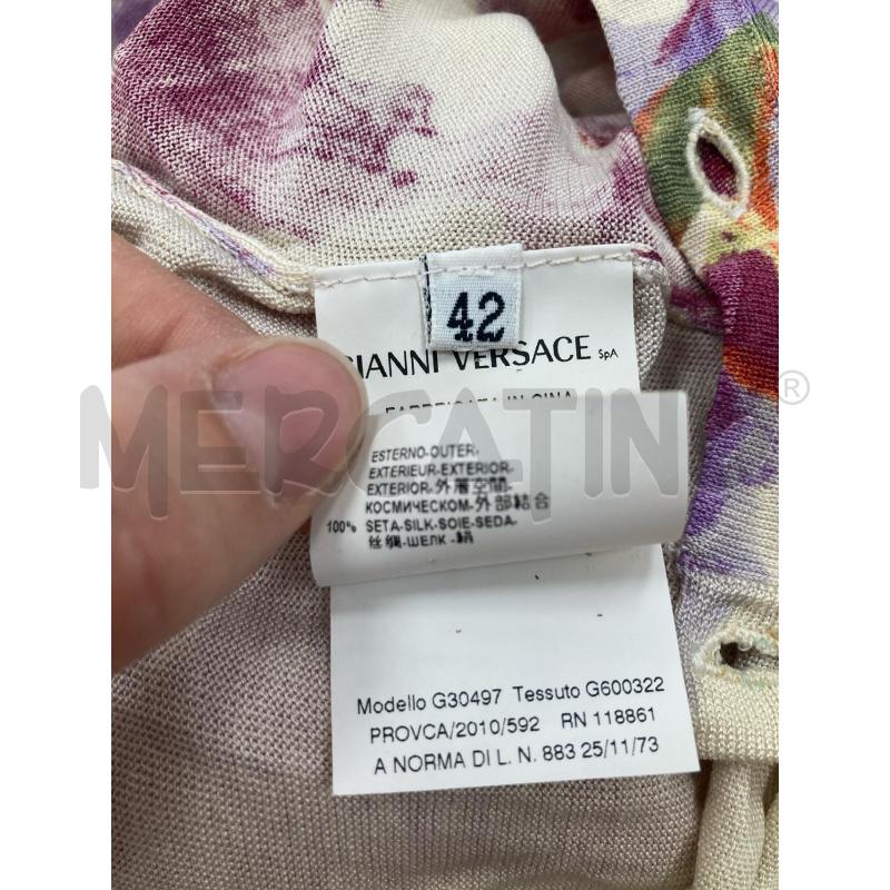 CARDIGAN DONNA VERSACE PANNA FIORI | Mercatino dell'Usato Gazzada schianno 4