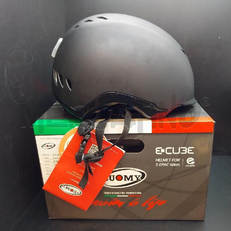 CASCO BICI SUOMY BLACK TG.M 53-57 | Mercatino dell'Usato Gazzada schianno 1
