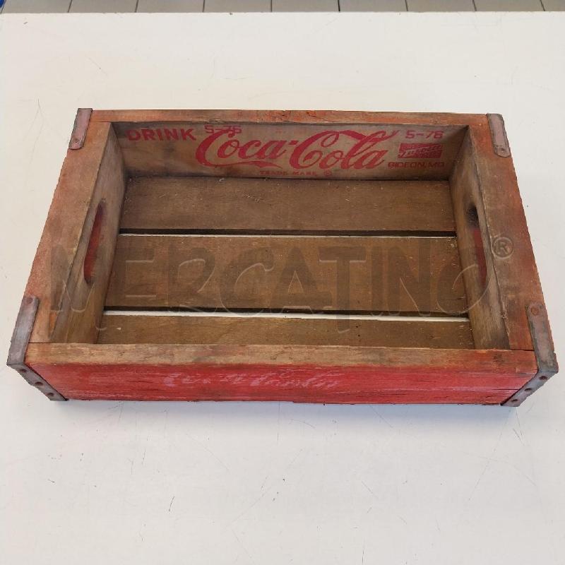 CASSETTA LEGNO COCA COLA D'EPOCA | Mercatino dell'Usato Gazzada schianno 1