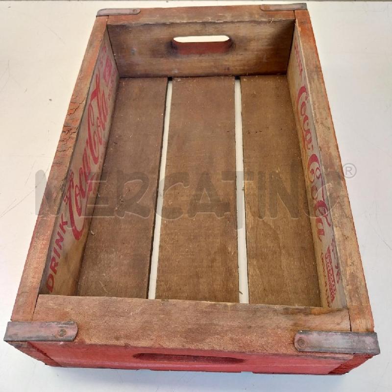 CASSETTA LEGNO COCA COLA D'EPOCA | Mercatino dell'Usato Gazzada schianno 3