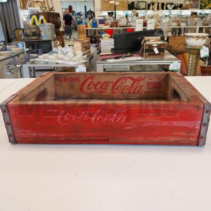 CASSETTA LEGNO COCA COLA D'EPOCA | Mercatino dell'Usato Gazzada schianno 5