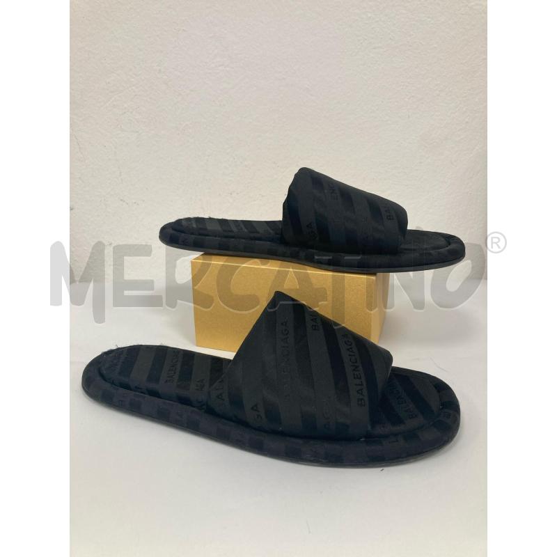 CIABATTE BALENCIAGA NERE | Mercatino dell'Usato Gazzada schianno 1