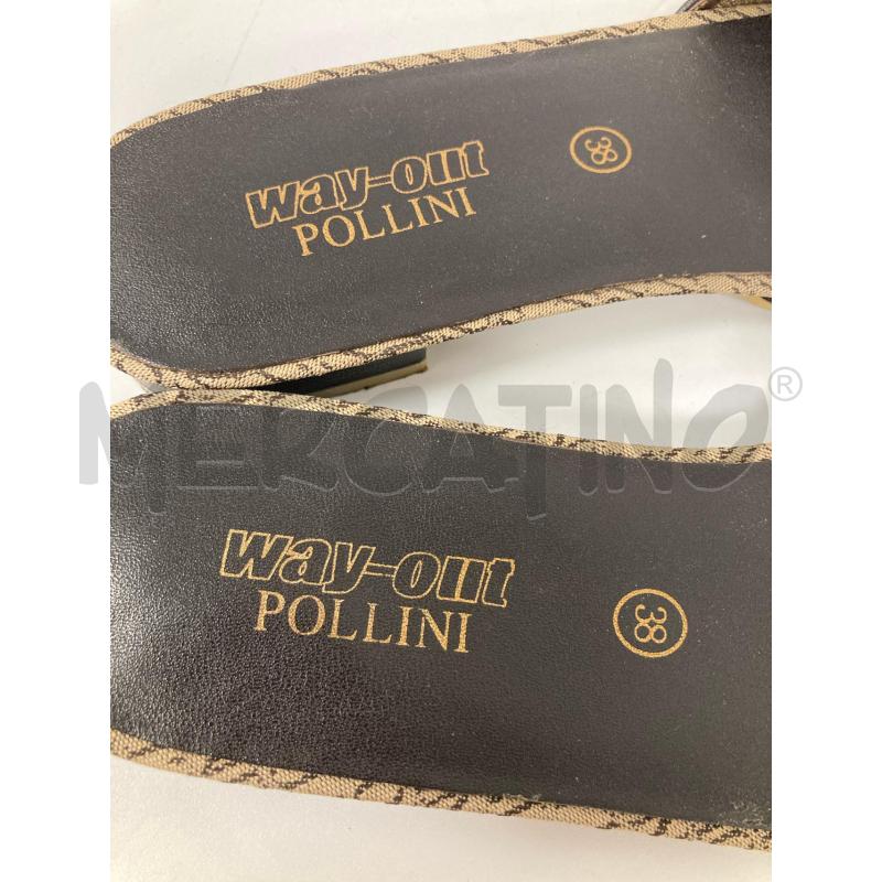 CIABATTE DONNA POLLINI LOGATE | Mercatino dell'Usato Gazzada schianno 5