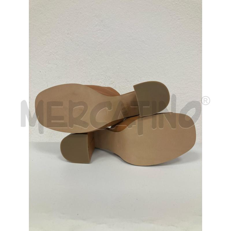 CIABATTE DONNA R COMPANY CAMMELLO TACCO LARGO | Mercatino dell'Usato Gazzada schianno 4