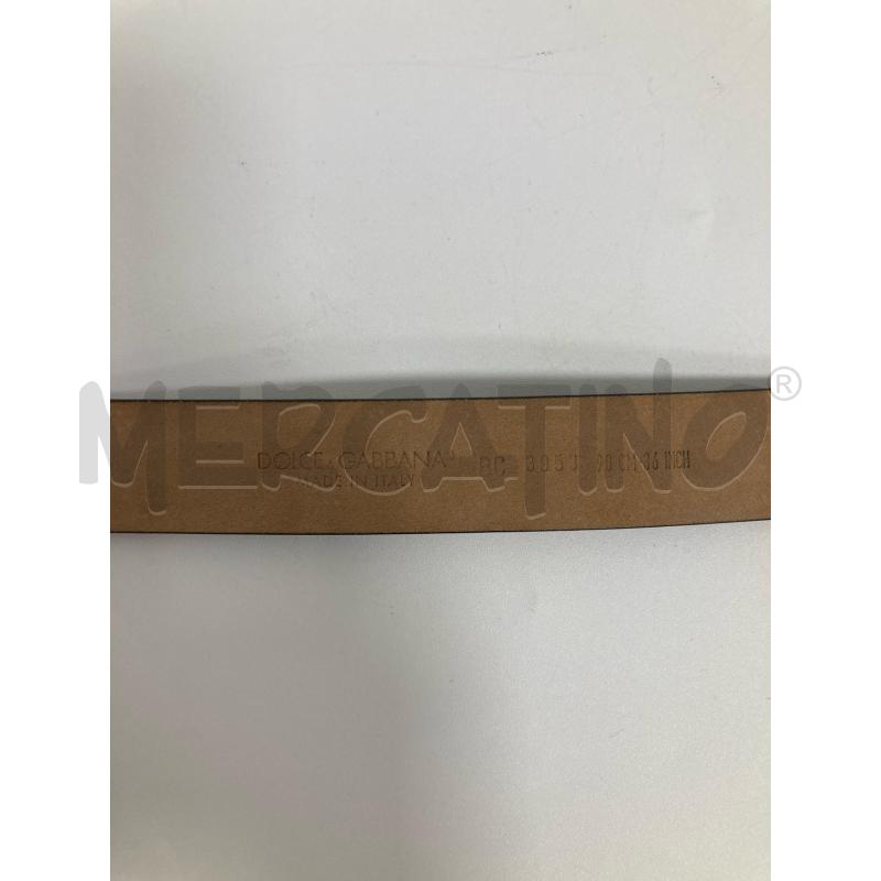 CINTURA DOLCE & GABBANA MARRONE  | Mercatino dell'Usato Gazzada schianno 3
