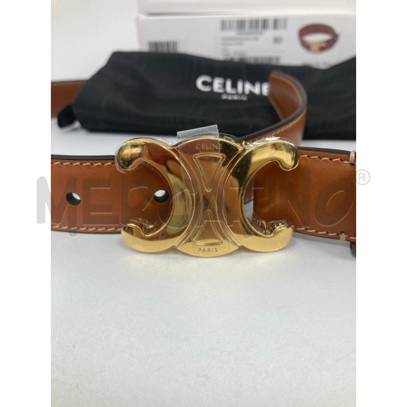 CINTURA DONNA CELINE PELLE MARRONE  | Mercatino dell'Usato Gazzada schianno 2