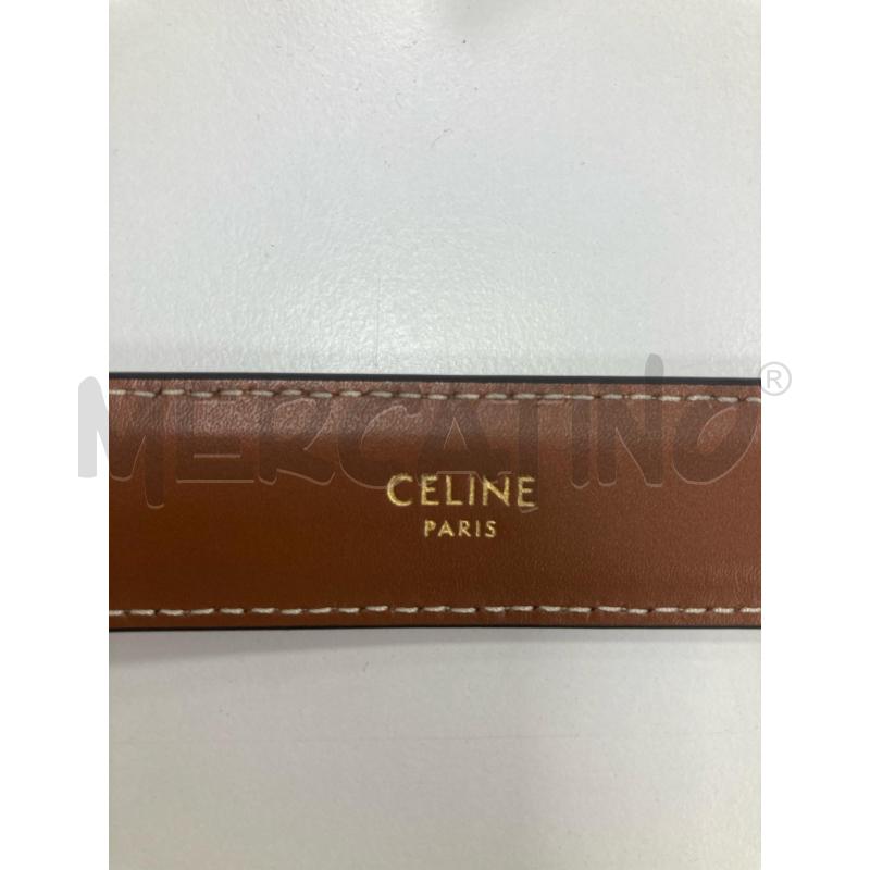 CINTURA DONNA CELINE PELLE MARRONE  | Mercatino dell'Usato Gazzada schianno 3