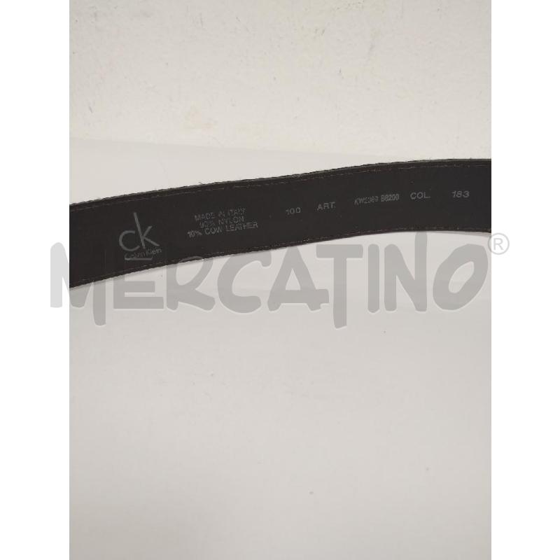 CINTURA UOMO CALVIN KLEIN  MARRONE PELLE | Mercatino dell'Usato Gazzada schianno 2