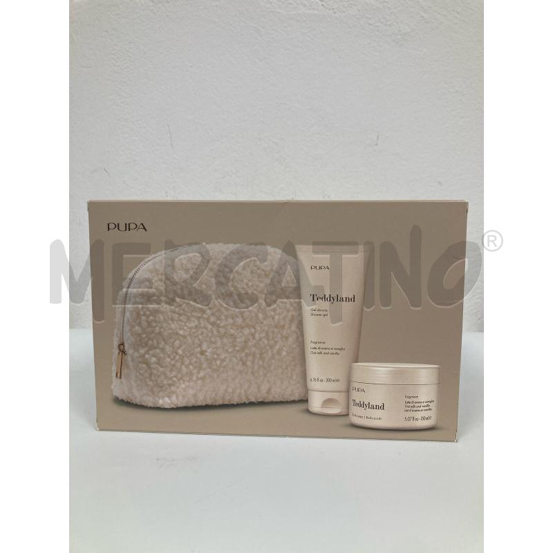 COFANETTO PUPA GEL DOCCIA + CREMA E POCHETTE BEIGE | Mercatino dell'Usato Gazzada schianno 1