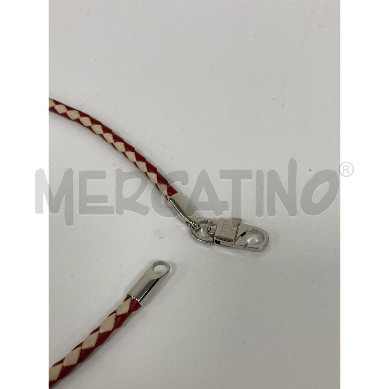 COLLANA BALLY PELLE ROSSA BEIGE | Mercatino dell'Usato Gazzada schianno 2