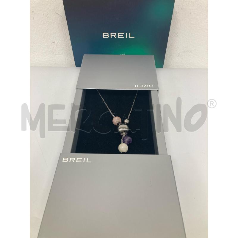 COLLANA BREIL SFERE ROSA LILLA | Mercatino dell'Usato Gazzada schianno 1