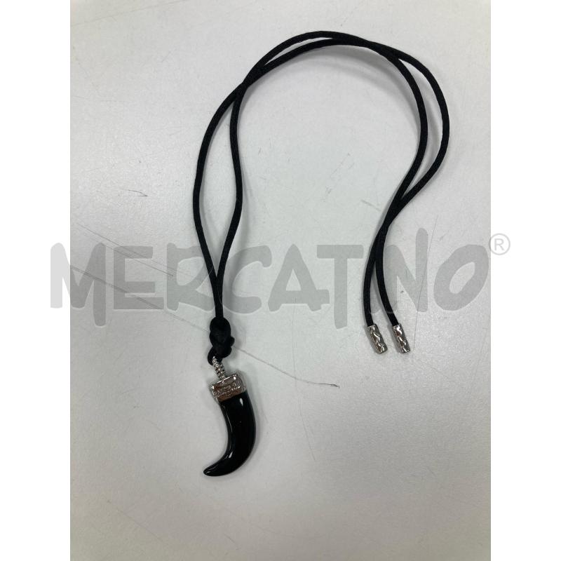 COLLANA JUSTCAVALLI CORNO NERO | Mercatino dell'Usato Gazzada schianno 1