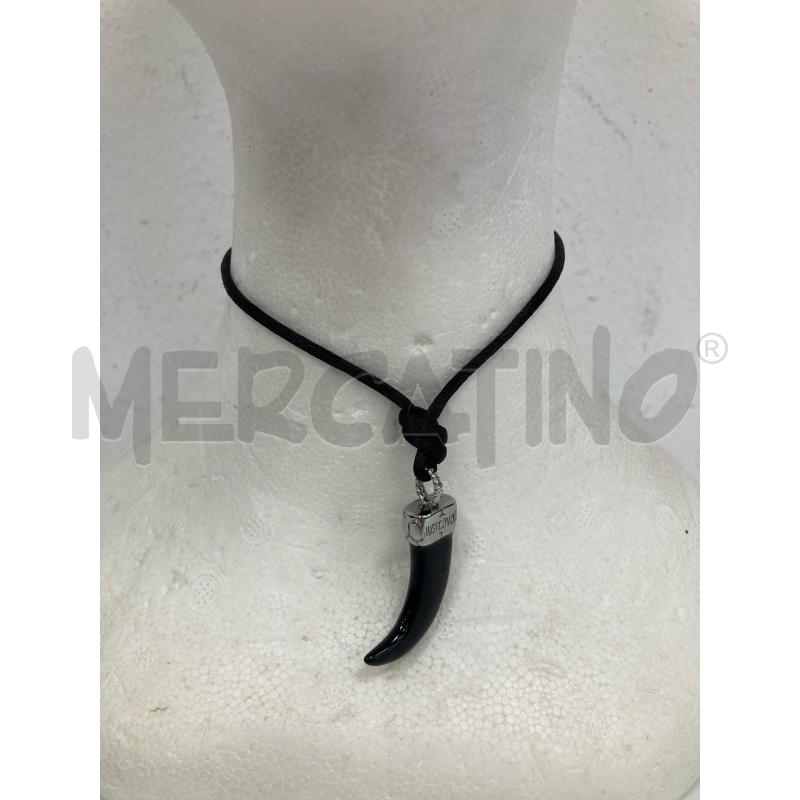COLLANA JUSTCAVALLI CORNO NERO | Mercatino dell'Usato Gazzada schianno 3