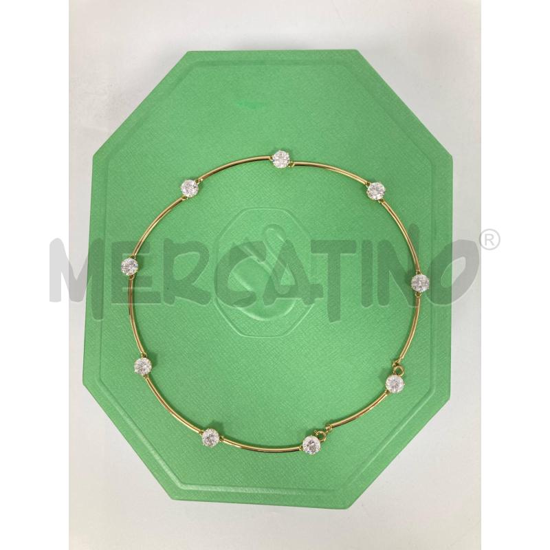 COLLANA SWAROVSKI COLOR ORO BRILLANTINI | Mercatino dell'Usato Gazzada schianno 1