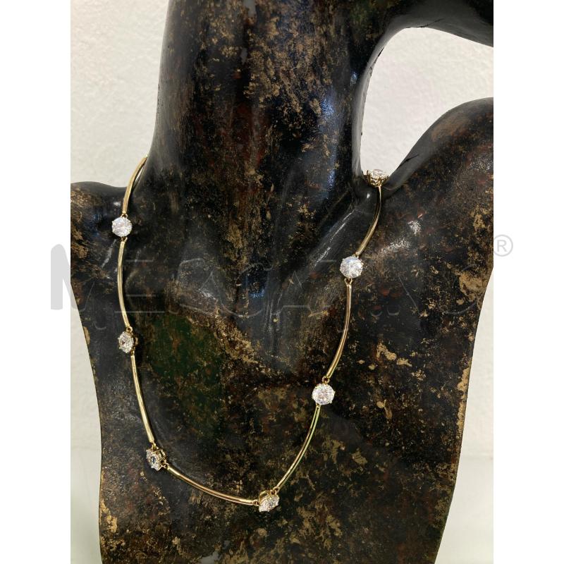 COLLANA SWAROVSKI COLOR ORO BRILLANTINI | Mercatino dell'Usato Gazzada schianno 2