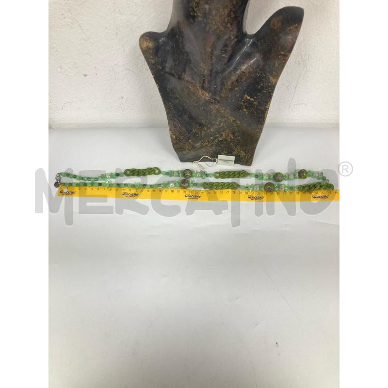 COLLANA VETRO MURANO VERDE | Mercatino dell'Usato Gazzada schianno 4