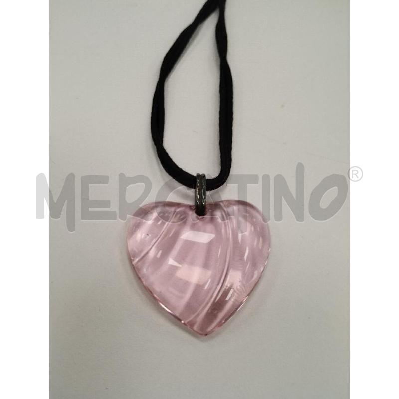 COLLIER BACCARAT CUORE ROSA CRISTALLO | Mercatino dell'Usato Gazzada schianno 2
