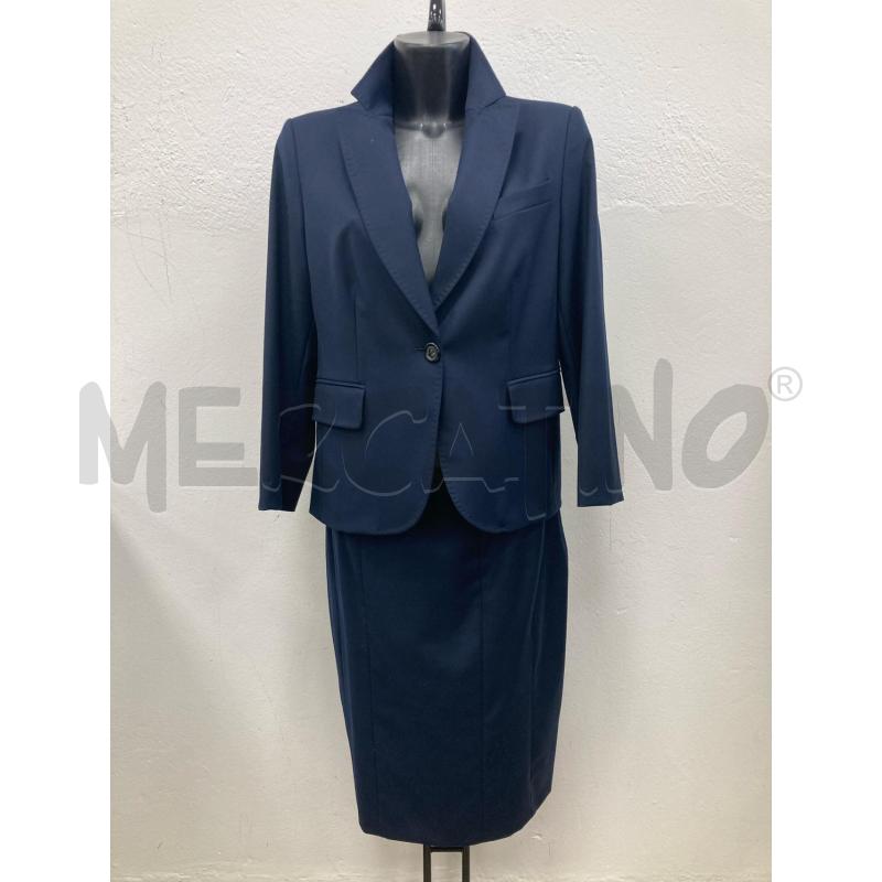COMPLETO DONNA CARACTERE BLU BLAZER+GONNA | Mercatino dell'Usato Gazzada schianno 1