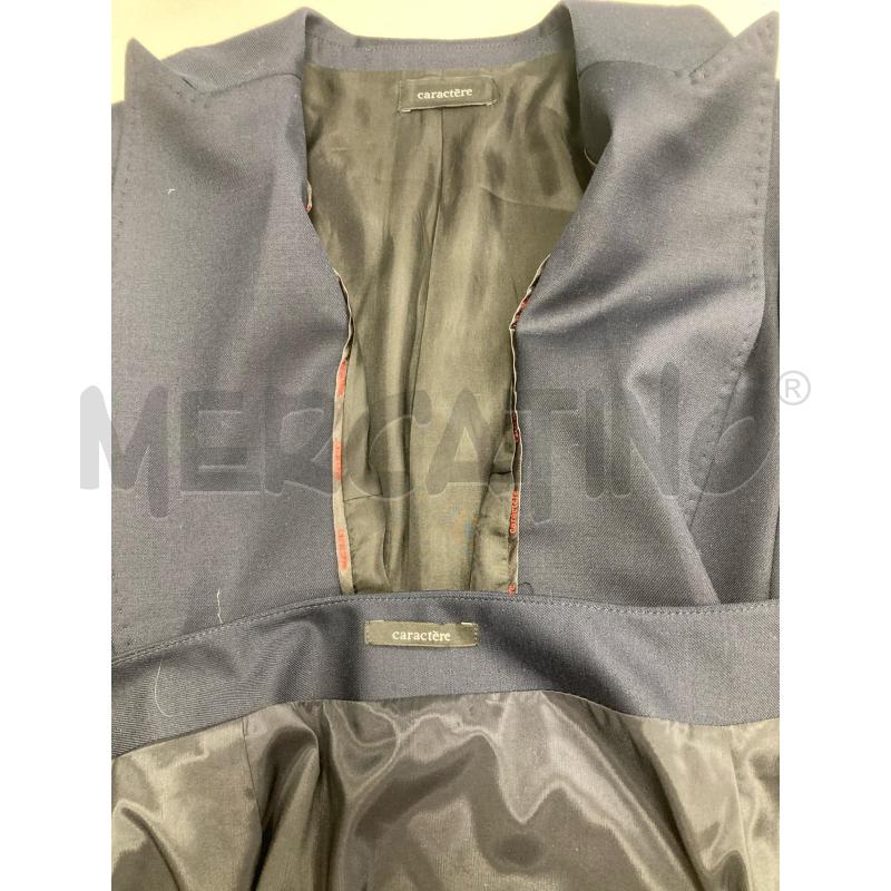COMPLETO DONNA CARACTERE BLU BLAZER+GONNA | Mercatino dell'Usato Gazzada schianno 3