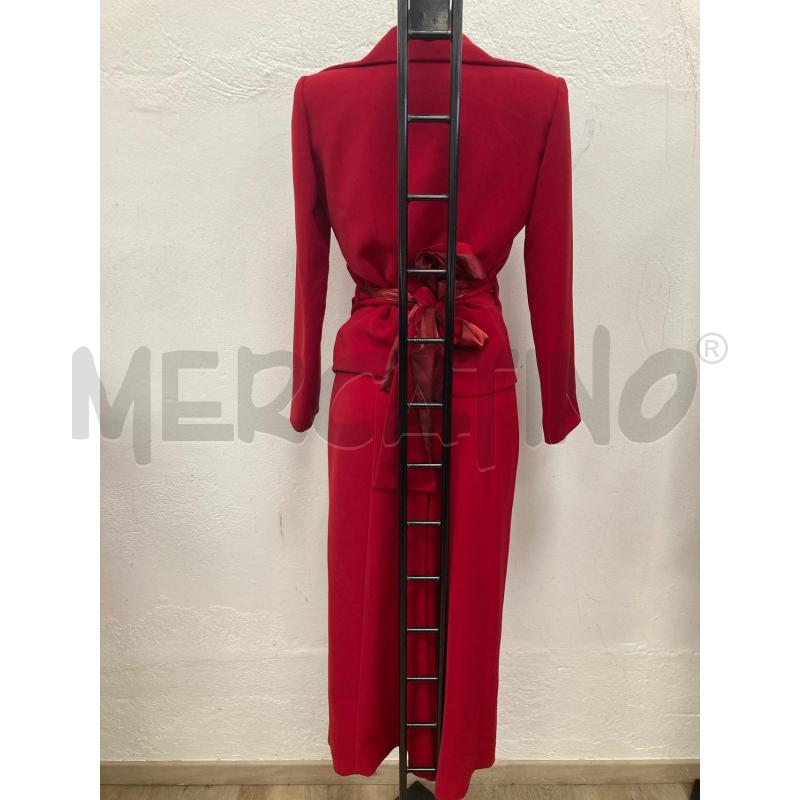 COMPLETO DONNA CLAUDIA ROSSO BLAZER+GONNA | Mercatino dell'Usato Gazzada schianno 2