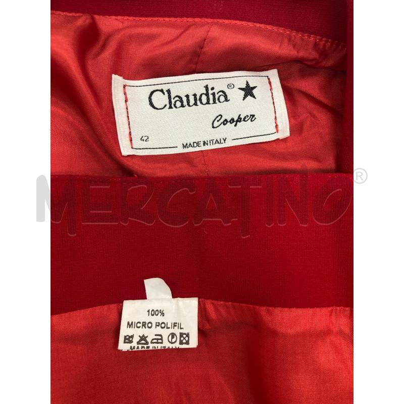 COMPLETO DONNA CLAUDIA ROSSO BLAZER+GONNA | Mercatino dell'Usato Gazzada schianno 3