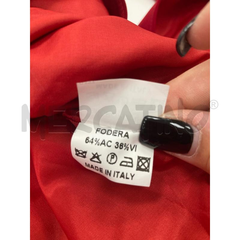 COMPLETO DONNA CLAUDIA ROSSO BLAZER+GONNA | Mercatino dell'Usato Gazzada schianno 4