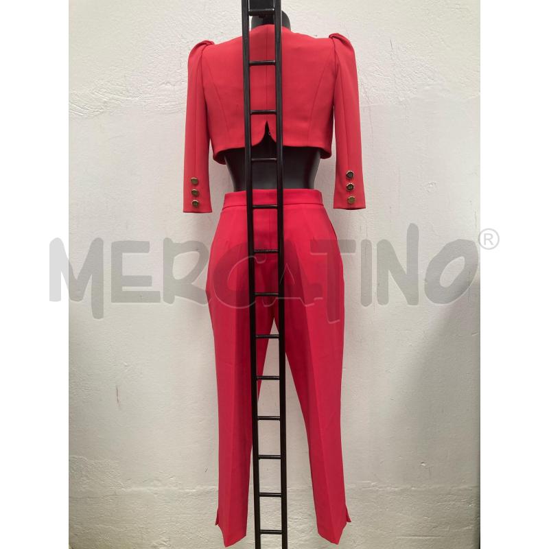 COMPLETO DONNA ELISABETTA FRANCHI GIACCA+PANTA CORALLO | Mercatino dell'Usato Gazzada schianno 2
