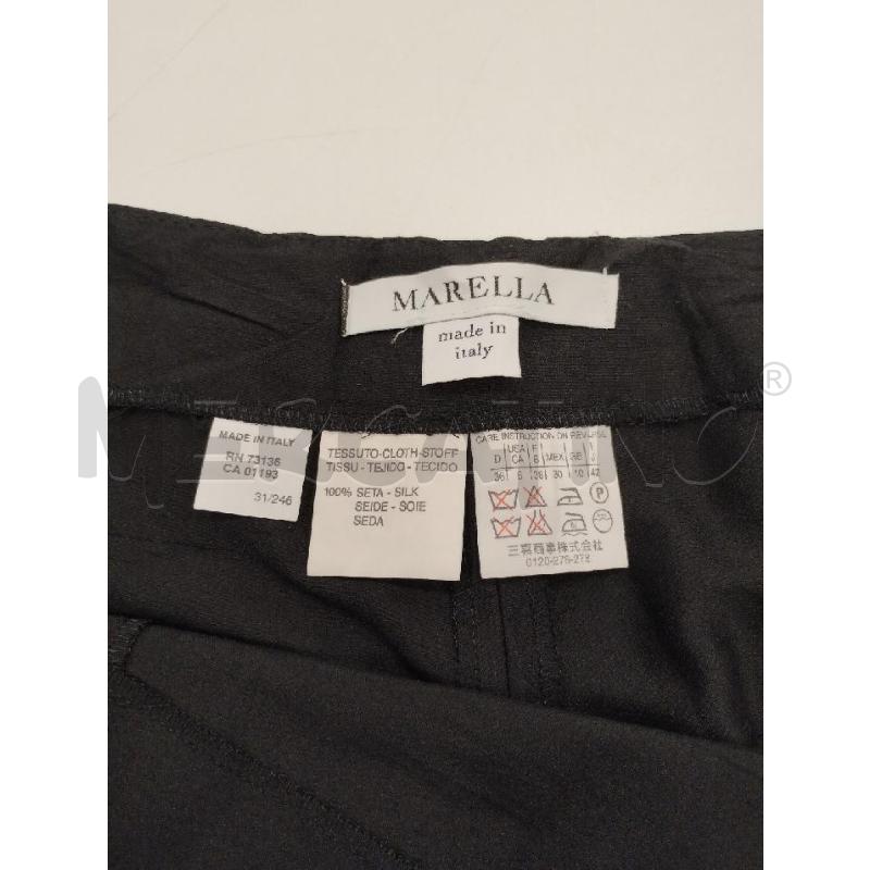 COMPLETO DONNA MARELLA GILET+9PANTA SETA NERO | Mercatino dell'Usato Gazzada schianno 3