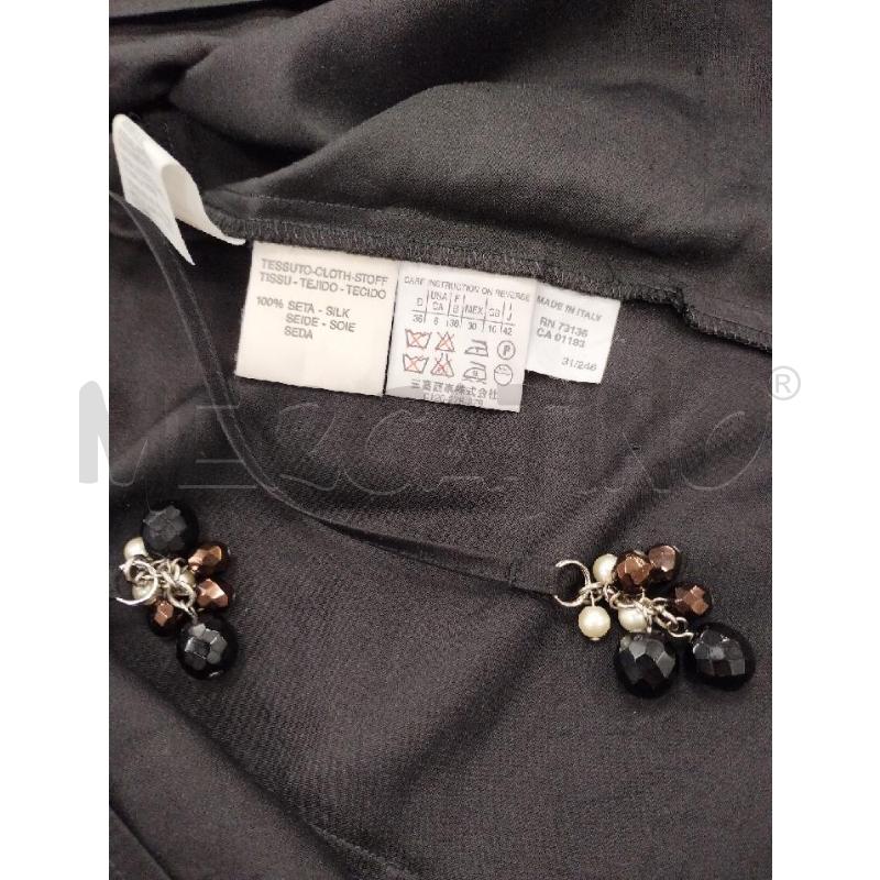 COMPLETO DONNA MARELLA GILET+9PANTA SETA NERO | Mercatino dell'Usato Gazzada schianno 5