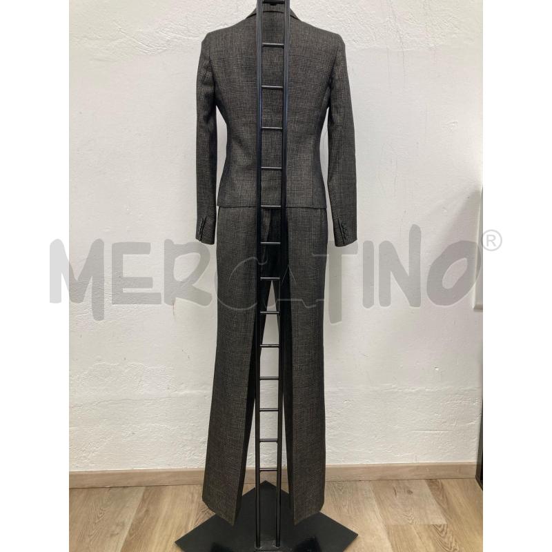 COMPLETO DONNA MAXMARA GRIGIO RIGHE NERE BLAZER+PANTA | Mercatino dell'Usato Gazzada schianno 2
