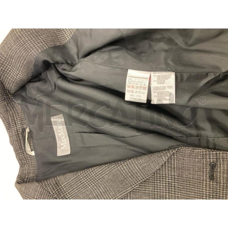COMPLETO DONNA MAXMARA GRIGIO RIGHE NERE BLAZER+PANTA | Mercatino dell'Usato Gazzada schianno 3