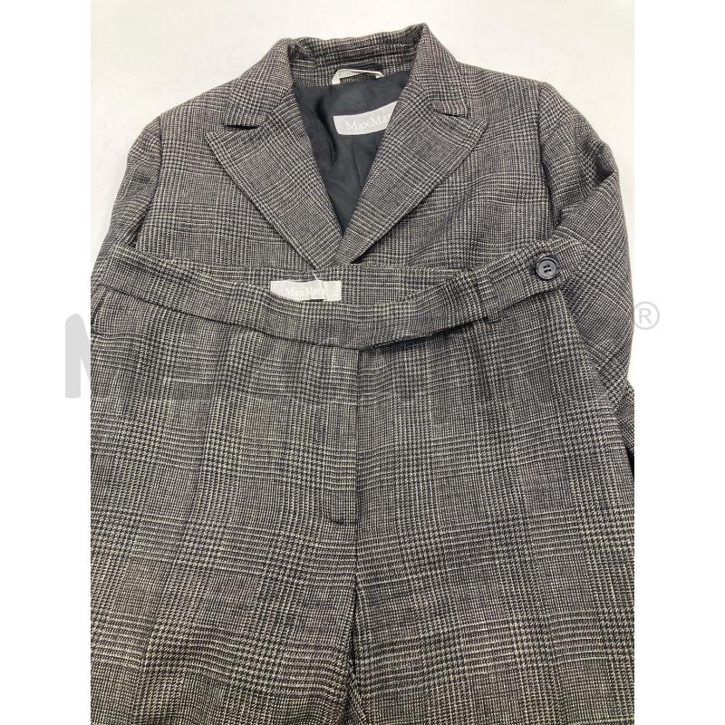 COMPLETO DONNA MAXMARA GRIGIO RIGHE NERE BLAZER+PANTA | Mercatino dell'Usato Gazzada schianno 5