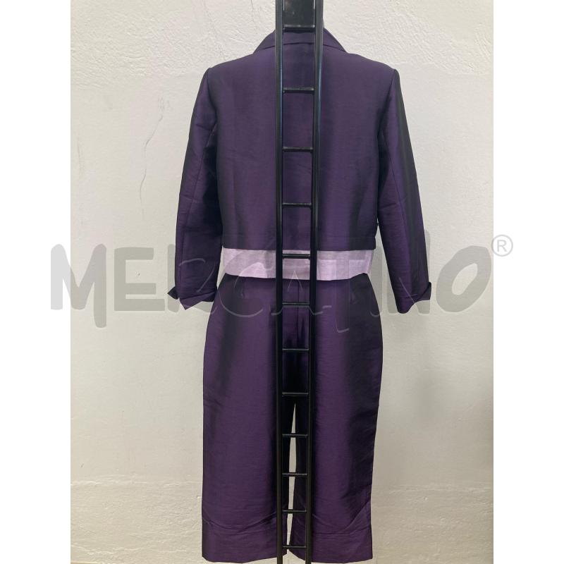 COMPLETO DONNA RENDGIA VIOLA CANGIANTE PINOCCHIETTO + GIACCA | Mercatino dell'Usato Gazzada schianno 2