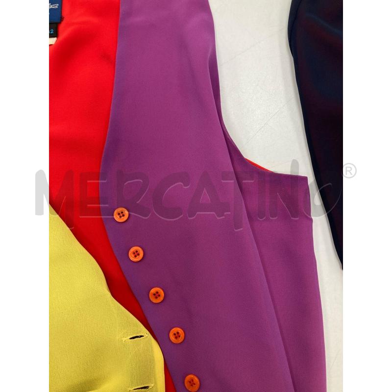 COMPLETO DONNA SPAZIOJEANS PANTALONCINO + CAMICIA GIALLO ROSSO VIOLA BLU | Mercatino dell'Usato Gazzada schianno 4