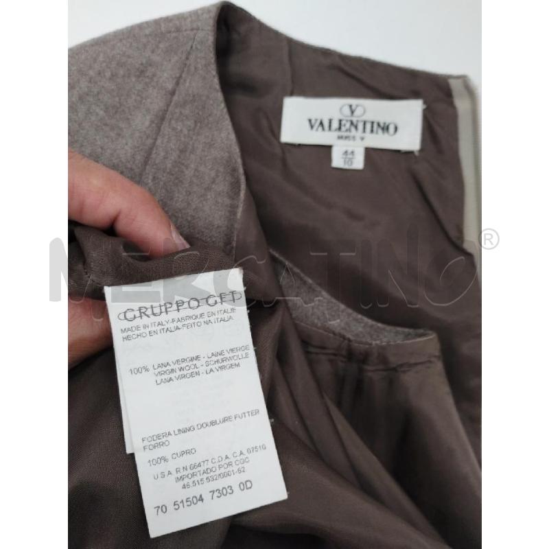 COMPLETO DONNA VALENTIMO MARRONE | Mercatino dell'Usato Gazzada schianno 4