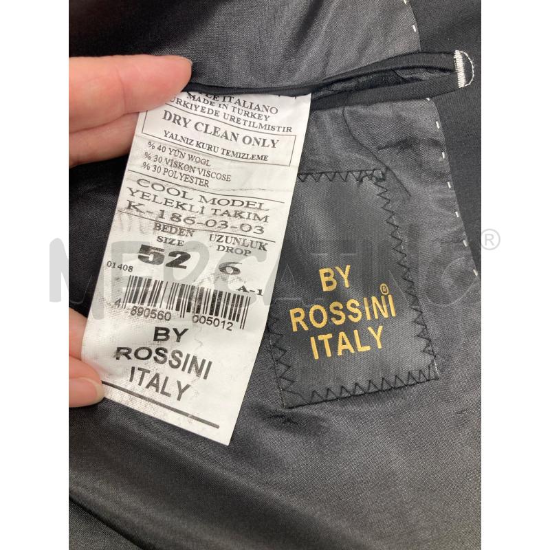 COMPLETO UOMO 3Z ROSSINI NERO  | Mercatino dell'Usato Gazzada schianno 5