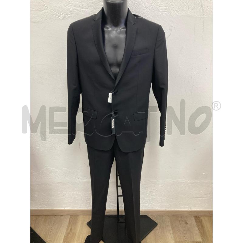 COMPLETO UOMO ALESSANDRO DELL'ACQUA NERO CARTELLINO PANTALONE + GIACCA | Mercatino dell'Usato Gazzada schianno 1