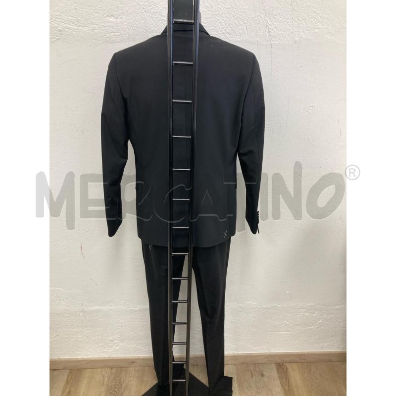 COMPLETO UOMO ALESSANDRO DELL'ACQUA NERO CARTELLINO PANTALONE + GIACCA | Mercatino dell'Usato Gazzada schianno 2