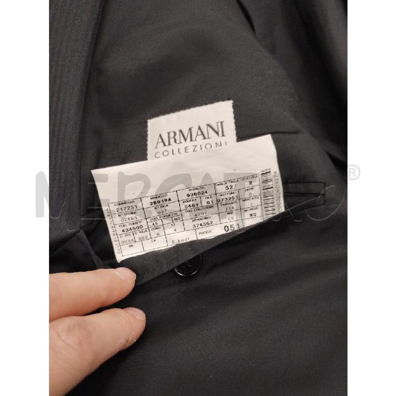 COMPLETO UOMO ARMANI NERO  | Mercatino dell'Usato Gazzada schianno 3