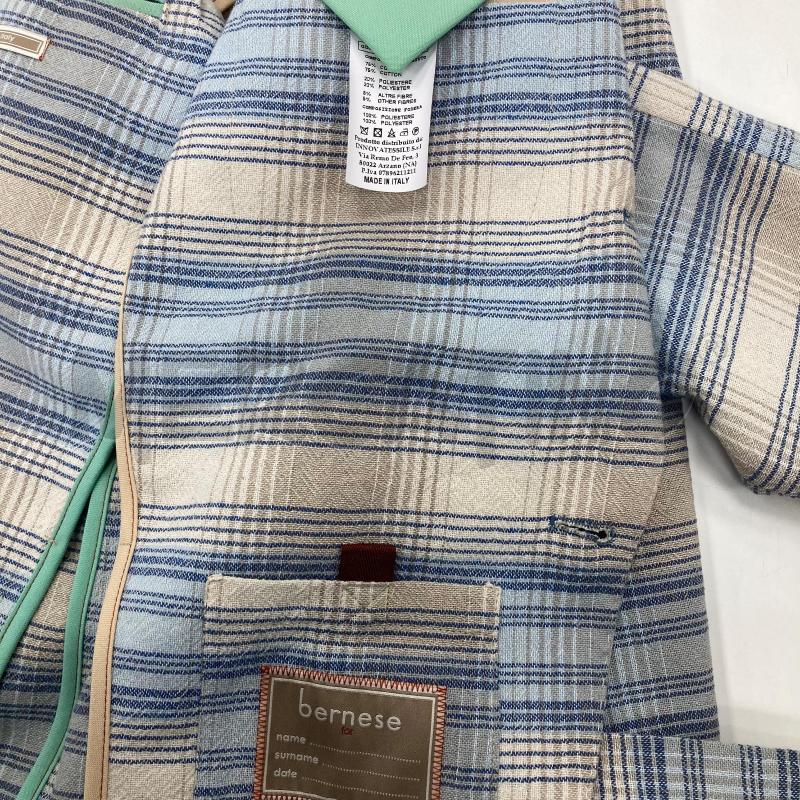 COMPLETO UOMO BERNESE CARTELLINO BEIGE AZZURRO PANTALONE+GIACCA | Mercatino dell'Usato Gazzada schianno 5