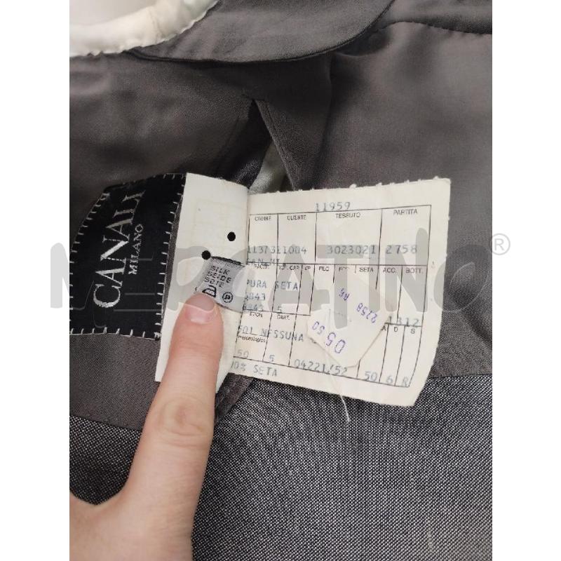 COMPLETO UOMO CANALI GRIGIO | Mercatino dell'Usato Gazzada schianno 5