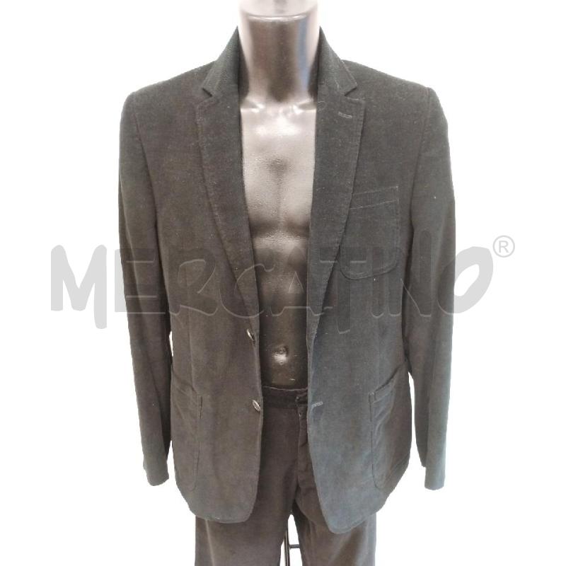 COMPLETO UOMO DOLCE&GABBANA NERO VELLUTO COSTINA | Mercatino dell'Usato Gazzada schianno 2
