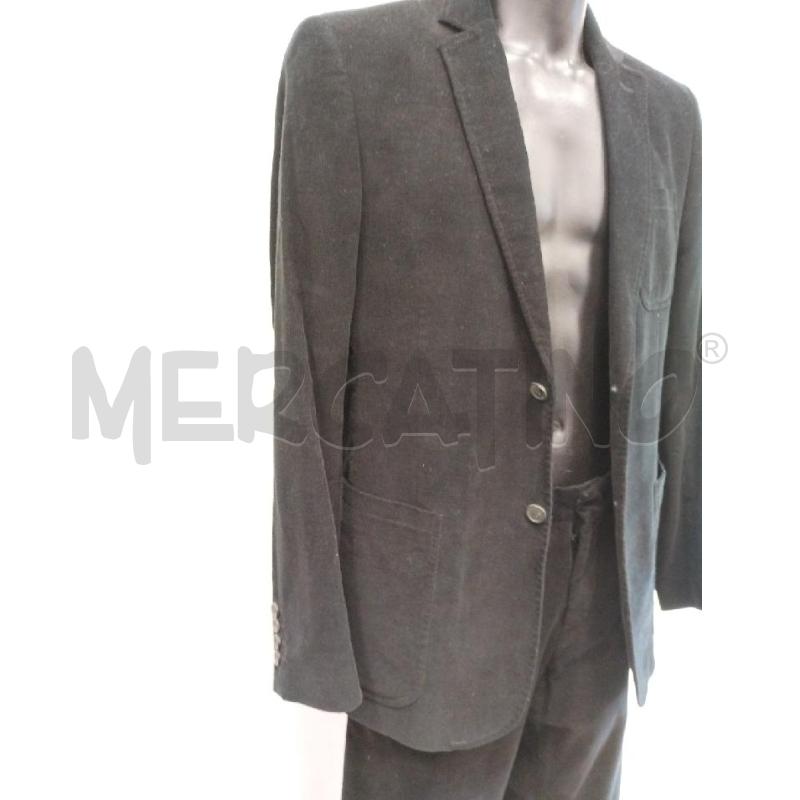 COMPLETO UOMO DOLCE&GABBANA NERO VELLUTO COSTINA | Mercatino dell'Usato Gazzada schianno 3