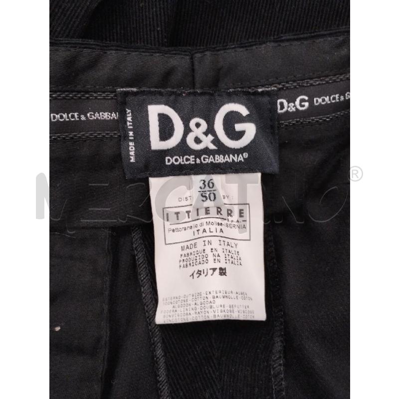 COMPLETO UOMO DOLCE&GABBANA NERO VELLUTO COSTINA | Mercatino dell'Usato Gazzada schianno 5